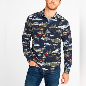 Old Navy Shirt Flannel Built In Flex Winter Campground Men’s‎ XL Outdoor Ski NWT